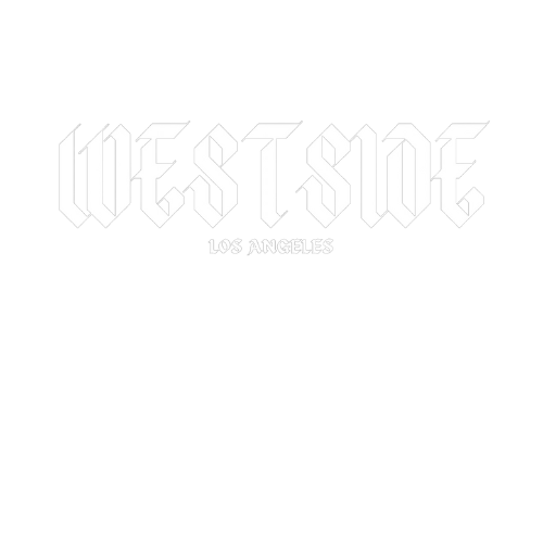 Los Angeles - Old english design - white letters