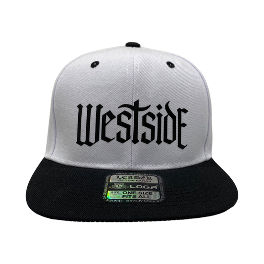 WestSideLA Multicolor Snapback (Black/White)