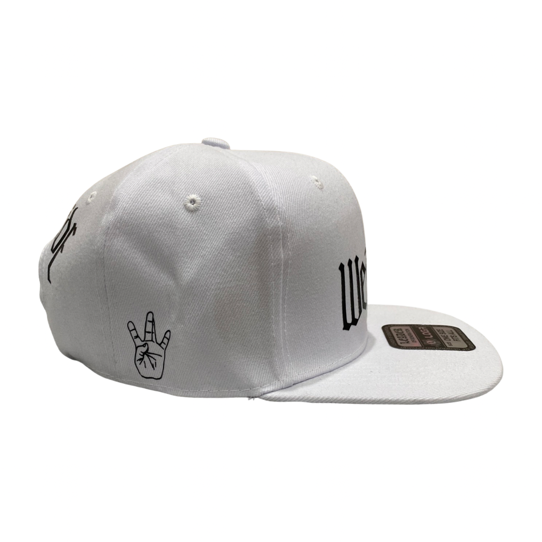 WestSideLA Solid White Snapback