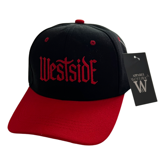 Westside Baseball Cap (Black/Red)